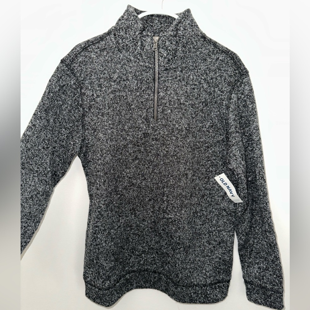 Old Navy Boys NWT 1/4 zip pullover sweater (M/8)
